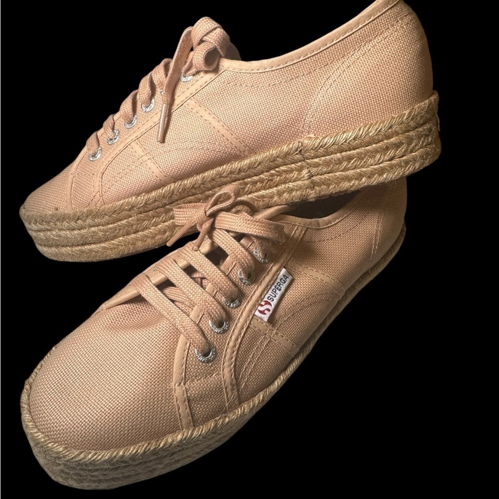 Superga Tan‎ Espadrilles Casual Shoes